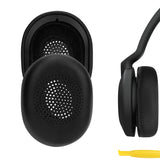 Geekria QuicFit Replacement Ear Pads for Jabra Evolve2 30/30MS/30UC/30SE Headphones (Do Not Fit Evolve 30), Repair Parts (Black)
