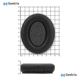 Geekria Replacement Ear Pads for INFURTURE H1 Headphones Ear Cushions, Repair Parts (Black)