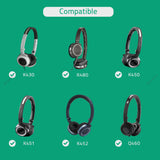Geekria Audio Cable with Mic Compatible with AKG K451, K452, Q460, K480, K430, K450 Headphones, 2.5mm to 3.5mm Replacement Stereo Cord with Inline Microphone and Volume Control (4 ft/1.2 m)
