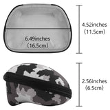 Geekria Controller Carrying Case Compatible with Google Stadia, Hard Shell Travel Bag, Protective Case with Internal Mesh Pocket for Charging Cable (Camouflage)