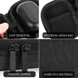 Geekria Shield Earbud Case Compatible with Sennheiser ACCENTUM Open, SHOKZ OpenDots ONE, ATH AH-C630W, Sony LinkBuds, Denon AH-C500W Replacement Hard Shell Travel Carrying Bag