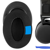 Geekria Sport Extra Thick Cooling Gel Replacement Ear Pads Compatible with SteelSeries Arctis 1/ 3/ 5/ 7/ 7+/ 7P/ 7P+/ 7X/ 7X+/ 9/ 9X/ Pro/ Prime Headphones, Ear Cushions (Black)