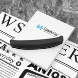 Geekria Protein Leather Headband Pad Compatible with Edifier W820NB Plus, W820NB, Headphones Replacement Band, Headset Head Top Cushion Cover Repair Part (Black)