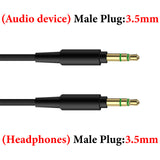Geekria Audio Cable Compatible with Skullcandy Hesh EVO/ANC/3/2, Crusher ANC/EVO, Cassette, Venue, Grind, Riff 2, 3.5mm Aux Replacement Stereo Cord (4 ft / 1.2 m)