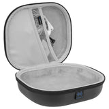 Geekria Shield Headphones Case Compatible with Bose QuietComfort Ultra, QC35, QuietComfort35 II, QuietComfort45, QCSE Case, Replacement Hard Shell Travel Carrying Bag with Cable Storage (Black)