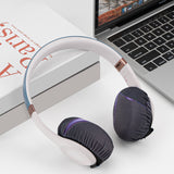 Geekria 2 Pairs Flex Fabric Headphones Ear Covers - Product Safety Certified - Washable & Stretchable Earcup Protectors for On-Ear Headsets, Sweat Pads for Gym, Meeting (Size S/ Cosmos)