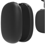 Geekria Silicone Skin Cover Compatible with AirPods Max Headphones, Scratch Protection Case / Earpieces Cover / Headset Speakers Skin Protector (Black)