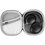 Geekria Shield Headphones Case Compatible with Bose QuietComfort Ultra, QC35, QuietComfort35 II, QuietComfort45, QCSE Case, Replacement Hard Shell Travel Carrying Bag with Cable Storage (Black)