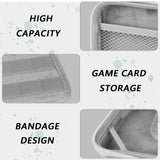 Geekria Carrying Case Compatible with Nintendo Switch, OLED Console, Portable Travel Hard Shell Pouch with Pockets for Gaming Accessories Storage Bag