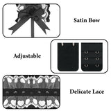 Geekria Cute Bow Headband Cover for Gaming Headset & Over-Ear Headphones, Compatible with Bose, Skullcandy, Razer and More, Decorative Soft Padded Sleeve (Black White)