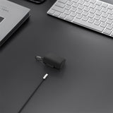 Geekria Silicone Case Cover Compatible with Audio-Technica ATH-TWX9 True Wireless Earbuds, Earphones Skin Cover, Protective Carrying Case with Keychain Hook, Charging Port Accessible (BLACK)