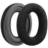 Geekria Comfort Velour Replacement Ear Pads for Sennheiser HD515, HD518, HD555, HD558, HD559, HD569, HD579, HD589 Headphones Ear Cushions, Repair Parts with Video Guide (Black)