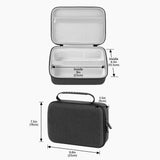 Geekria Hard Shell Travel Case Compatible with Zoom G1X FOUR, B1X FOUR, A1X FOUR, Guitar Bass Multi-Effects Processor (Dark Grey)