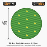 GEEKRIA 2 Pairs Medium Flex Fabric Washable Headphone Covers
