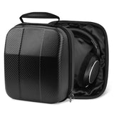 Geekria Shield Case for Large-Sized Over-Ear Headphones, Replacement Protective Hard Shell Travel Carrying Bag with Cable Storage, Compatible with Sennheiser HD 660S2/599 SE/559 (Black)