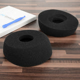 Geekria Comfort Foam Replacement Ear Pads for GRADO PS1000, GS1000i, RS1i, RS2i, SR325IS, GW100x Headphones Ear Cushions, Headset Earpads, Ear Cups Cover Repair Parts (Black)