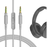 Geekria Audio Cable with Mic Compatible with Skullcandy Hesh Evo, Hesh 3 Headphones Cable, 1/8" (3.5mm) to 3.5mm Replacement Stereo Cord with Inline Microphone and Volume Control (5.5 ft/1.7 m)