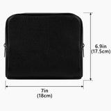 Geekria Elite Headphones Pouch, Soft Shell Replacement Protective Travel Carrying Bag with Cable Storage, Compatible with Sony WH-1000XM6, JBL Tour ONE M3, Skullcandy Crusher ANC 2 (Black)