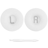 Geekria Comfort Mesh Fabric Replacement Ear Pads for JBL JR300, JR300BT, T450BT, T500BT, Tune 500, Tune 500BT, Tune 510BT, Tune 520BT Headphones, Ear Cushions (White)