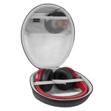 Geekria Shield Kids Headphones Case for Lay Flat On-Ear Headphone, Replacement Hard Shell Travel Carrying Bag with Accessories Storage Compatible with Beats, AIAIAI ,JBL Headphones (Black Diamond)