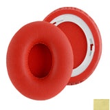 Geekria Replacement Ear Pads Compatible with Beats Solo HD On-Ear Headphones Ear Cushions, Repair Parts (Red)