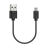 Geekria USB Headphones Short Charger Cable Compatible with Audio-Technica ATH-SR30BT ATH-SR6BT ATH-G1WL ATH-DSR7BT Charger, USB to Micro-USB Replacement Power Charging Cord (1 ft / 30 cm)