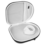 Geekria Shield Headphones Case Compatible with Anker Soundcore Q11i, Life Q20, Life Q30, Space Q45, Replacement Protective Hard Shell Travel Carrying Bag with Cable Storage (Dark Grey)