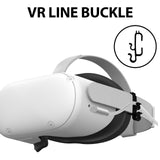 Geekria VR Power Bank Organizer Compatible with Meta Quest 3 / 2 / Pro, VR Link Cable Clips, Virtual Reality Game Accessories