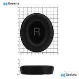 Geekria QuickFit Replacement Ear Pads for Shure AONIC 50 Gen 1, Gen 2 Headphones, Ear Cushions (Black)