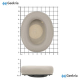 Geekria Replacement Ear Pads for JBL Tour One M3 Headphones Ear Cushions, Repair Parts (Mocha)