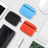 Geekria Silicone Case Cover Compatible with Jabra Elite Active 65t True Wireless Earbuds, Protective Carrying Case with Keychain Hook, Charging Port Accessible (Black)