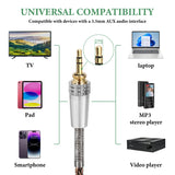 Geekria Headphone Cable, 6N Single-Crystal Copper, 3.5mm Plug with 6.35mm Adapter, 5 ft, Compatible with Sennheiser HD600, HD650, HD660S2, HD6XX, HD660S, HD580, HD565, HD545, HD535, HD265