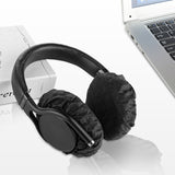 Geekria 500 Pairs Disposable Headphones Ear Cover for Over-Ear Headset Earcup, Stretchable Sanitary Ear Pads Cover, Hygienic Ear Cushion Protector (M/Black)