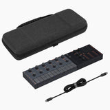 Geekria Audio Interface Carrying Case, Compatible with Yamaha SEQTRAK / Mobile Music Ideastation, EVA Hard Shell Portable Travel Bag (Dark Gray)