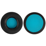 Geekria QuickFit Replacement Ear Pads for SONY MDR-ZX600 Headphones Ear Cushions, Headset Earpads, Ear Cups Cover Repair Parts (Black Blue)
