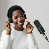 Geekria for Creators XLR Male to XLR Female Microphone Cable 10 ft / 3 M, Compatible with Audio-Technica ATH AT2020, AT2035, AT2021, AT2040, AT2005USB, ATR1500x Balanced Mic Cord (Black)