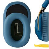 Geekria QuickFit Replacement Soft Headphone Ear Pads for Logitech GPro/ GProX/ GProX2/ GProXLeague of Legends Edition Gaming Headphones Ear Cushions, Repair Parts (Blue)