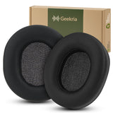Geekria Comfort Protein Leather Replacement Ear Pads Compatible with ASUS ROG Pelta Headphones Ear Cushions, Headset Earpads, Ear Cups Cover Repair Parts (Black)
