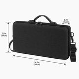 Geekria Hard Shell Travel Case Compatible with Native Instruments Traktor X1 / X1 MK3 / Traktor Kontrol Z1 Mk2, Audio DJ Controller Carrying Bag (Dark Grey)