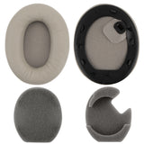 Geekria Elite Sheepskin Replacement Ear Pads for Sony WH-1000XM4 Headphones Ear Cushions, Repair Parts (Silver)