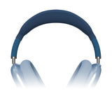 Geekria Silicone Headband Cover Compatible with AirPods Max Headphone, Headband Protector / Headband Replacement Easy DIY Installation No Tool Needed (Blue)
