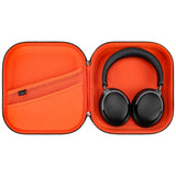 Geekria Shield Headphones Case for Lay Flat Over-Ear Headphones, Replacement Hard Shell Travel Carrying Bag, Compatible with Bose QC Ultra II, B&O Beoplay H95, Sony WH-CH520 Headsets (Black)