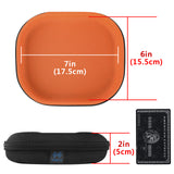 Geekria Shield Headphones Case Compatible with Sony MDR-ZX300, MDR-ZX110 and More, Replacement Hard Shell Travel Carrying Bag with Cable Storage (Black)