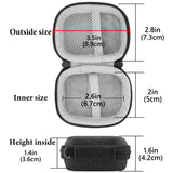 Geekria Shield Earbuds Case Compatible with Sony WF-1000XM6, WF-1000XM5, WF-C700N, LinkBuds Fit True Wireless Earbud, Replacement Hard Shell Travel Carrying Bag with Carabiner Clip