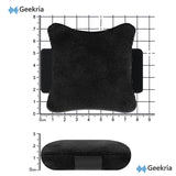 Geekria Flannel Comfort Headphones Headband Pressure Relief Pads, Compatible with Sennheiser Momentum 4 Wireless, HyperX Cloud III, Razer BlackShark V2 Pro, Sony WH-1000XM6, and More