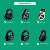 Geekria Audio Cable Compatible with Sennheiser HD 620S/599/599SE/598/598SE/598SR/560S/400PRO/579/569/550/505, 3.5mm to 2.5mm Braided Nylon Replacement Cord (10ft / 3m)