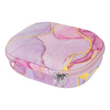 Geekria NOVA Headphones Case Compatible with Bose QC Ultra II, QC Ultra, QuietComfort 35 II, QC45, QC25, QCSE, Replacement Hard Shell Travel Carrying Bag with Cable Storage (Pink Marble)