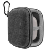 Geekria Shield Earbuds Case Compatible with Bose QuietComfort Ultra (2nd Gen), New QC True Wireless Earbuds, Replacement Hard Shell Travel Carrying Bag with Carabiner Clip (Dark Grey)