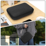 Geekria Action Camera Protective Case Carrying Case, Compatible with Insta360 X5, X4 Action Camera, Travel Storage Bag with Cable Storage (Dark Grey)