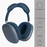 Geekria Silicone Earpad Covers Compatible with AirPods Max, Earpad Protector / Earphone Covers / Earpad Cushion / Ear Pad Covers / Headphone Covers, Easy Installation No Tool Needed (Dark Blue)